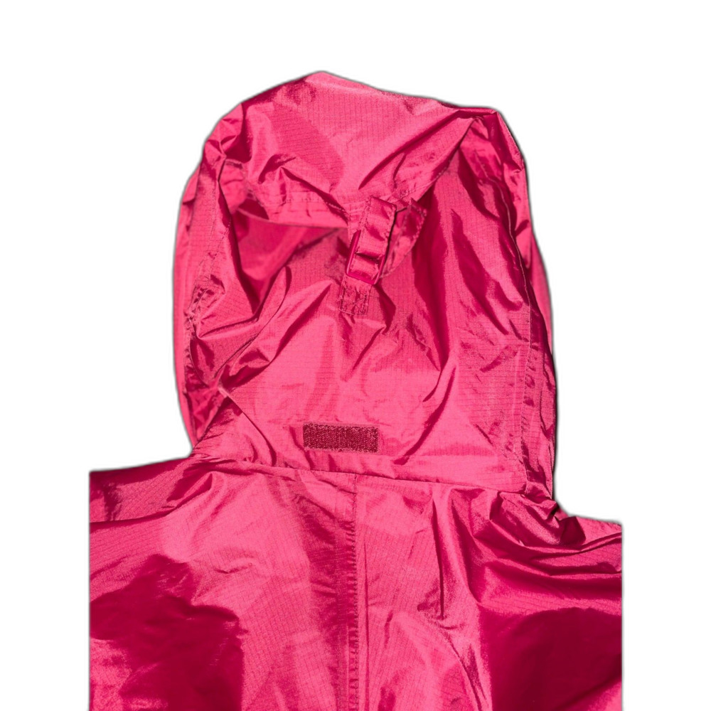 Vintage L.L. Bean Rain Jacket Trench Coat Nylon Women's Size L Regular Red - Picture 7 of 8